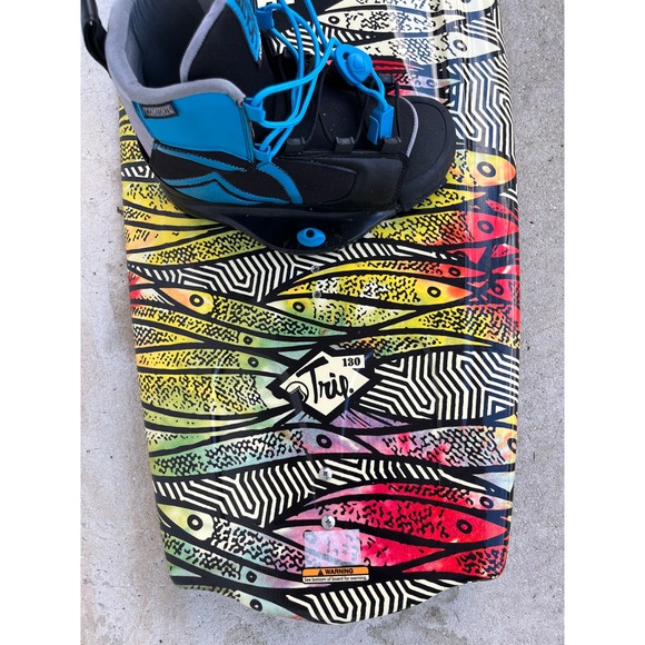 Liquid Force Tripline Wakeboard 130 Wake Board Bindings - Picture 14 of 14